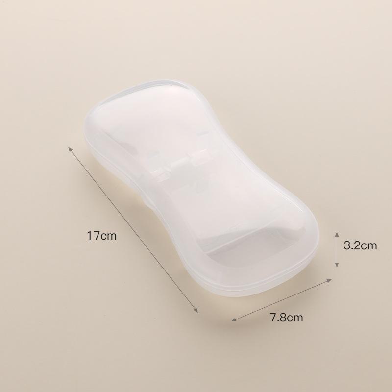 Compact Travel Cutlery Set: Transparent Clip-on Box with Dustproof Chopsticks, Spoon, and Fork for Students