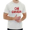 Oh Canada Patriotic Canadian National Anthem Adult Short Sleeve Crewneck Tee