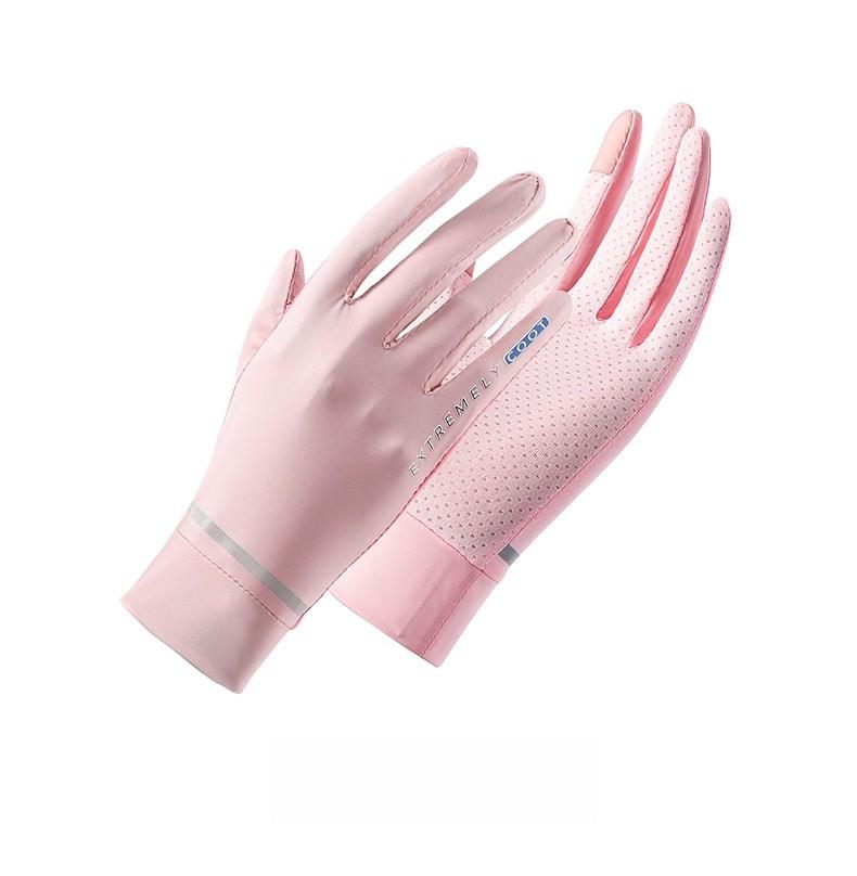 Summer Womens Breathable Uv Protection Gloves With Touch Screen For Outdoor Cycling And Sports