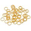 Single Loop Open Jump Rings for DIY Bracelets, Necklaces, and Earrings - Jewelry Making Accessories, Metal C and O Rings.