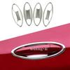 For Chevrolet Cruze Sedan 2017 2018    Armrest Handrail Frame Panel Trim ABS Chrome Door Handle Bowl Stick