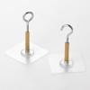 Plant Hanger Removable Strong Adhesive Ceiling Hooks Multipurpose Hanging Solution For Curtains Lights Decoration