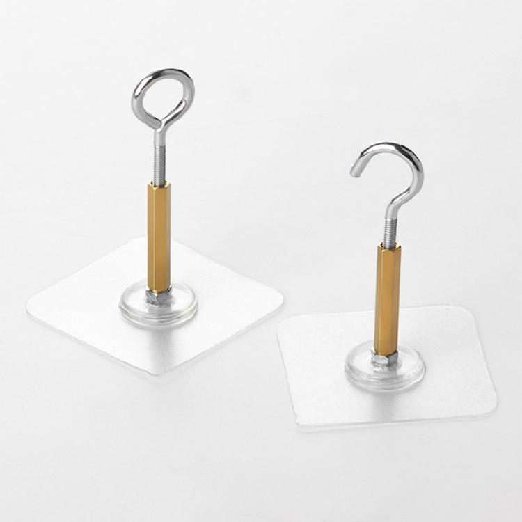 Plant Hanger Removable Strong Adhesive Ceiling Hooks Multipurpose Hanging Solution For Curtains Lights Decoration