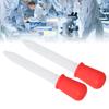 2pcs Multifunctional Transfer Pipette Silicone Calibrated Liquid Dropper for Laboratory DIY ArtRed