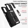 Armor Shockproof Phone Case For Samsung Galaxy A23 A33 A53 A73 A13 A32 A52 A72 5G Slide Window Camera Lens Protection Back Cover