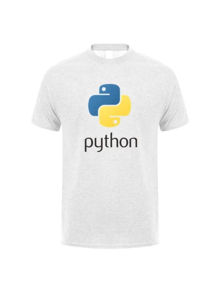 2025 Mens Python Tshirt with Computer Programming Language Short Sleeve Summer TShirts with Code Programmer TShirts