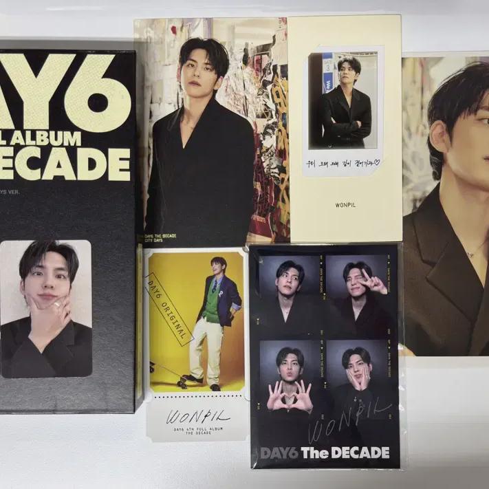 DAY6 The Decade Released Album City Version Wonpil Pil Full Set Photocard Message Photo 4 Cut
