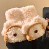 Windproof Winter Plush Gloves Flip-top Anti-cold Mittens Creative Cartoon Bear Gloves  Outdoor
