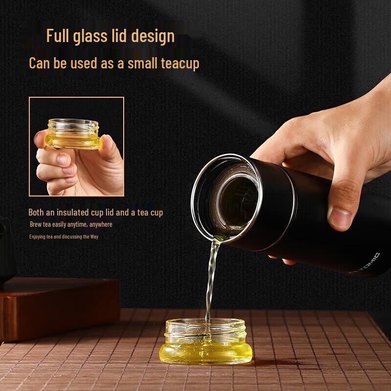 TOMIC Portable Tea Infuser Insulated Bottle