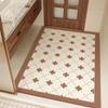 Bathroom Mat Absorbent Quick-drying Carpet Diatom Mud Anti-slip Rug Toilet Door Mats Large Area Retro Style Decorative Carpets