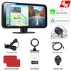 4K Dash Cam Wireless Carplay & Android Auto Car DVR WiFi Rearview Camera With Magnetic bracket Dashboard Video Recorder