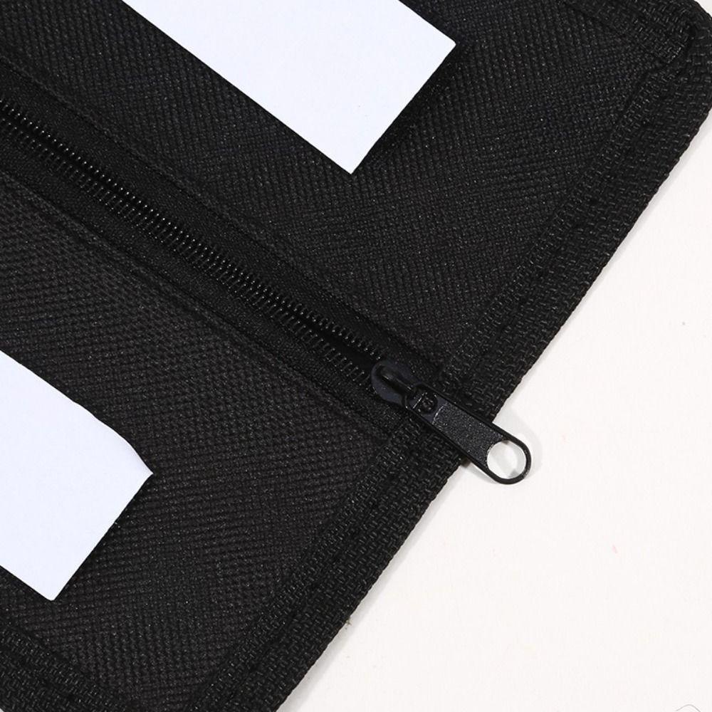 Ultra Thin Hidden Zipper Coin Purse Hidden Compartment Large Capacity Blocking Waist Wallet Secret Storage