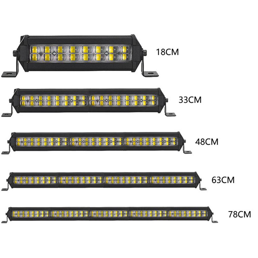 

Double row of long strip lights-Xiaosanmu 16-lamp lens type