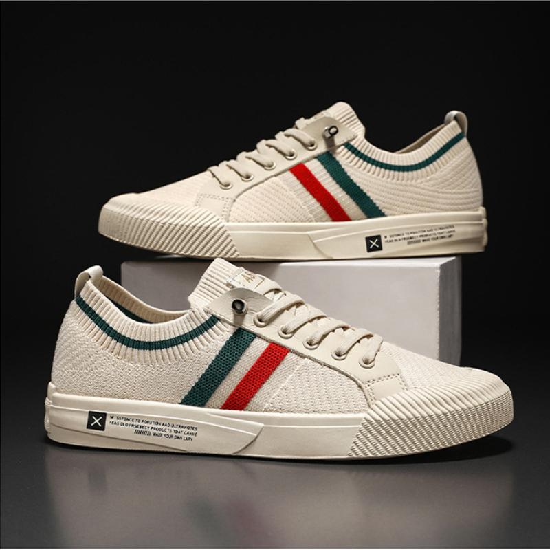 Fashion Men‘s Casual Shoes Luxury Sneakers for Men Light Mesh Breathable Outdoor Walking Loafers Male Flats Zapatos Para Hombres