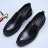 Fashion Business and Leisure Men's Loafers Gentleman Minimalist Style Work or Office Fashion Party Outdoor Street Lacquer Leather Shoes