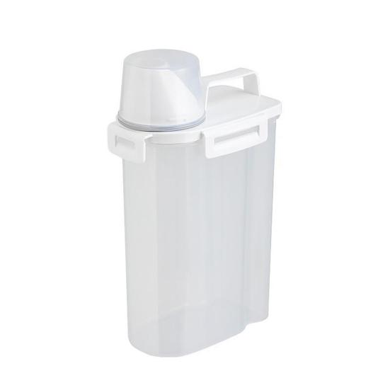 Grain Can Ergonomic Handle Measuring Cup Design Storage Container with Lid
