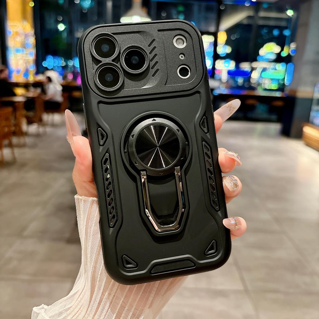 Thick Heavy Duty Magnetic Ring Holder Phone Case For  Samsung Galaxy S25 24 Ultra FE A56 A36 A26 A17 5G A07 A06 A16 Back Cover