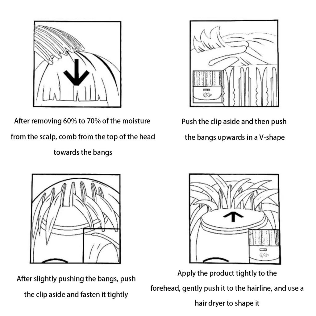 Větrný plastový hřeben, Vysoká sponka do vlasů, Úprava vlasů, Ofina, Líná sponka do vlasů