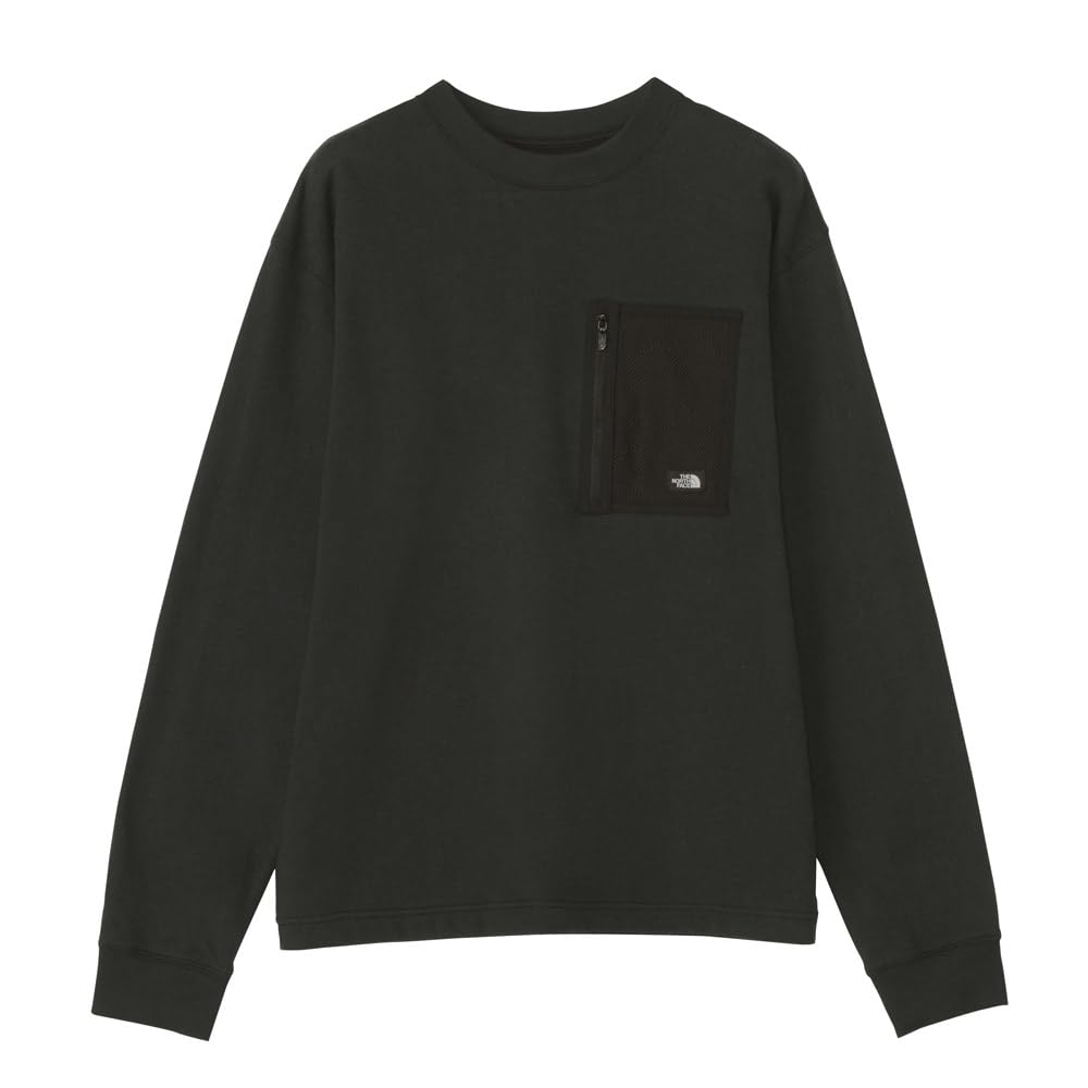 The North Face Long Sleeve Field Pocket Stain UV Size S Women's Tee, Resistant, Guard, Black,