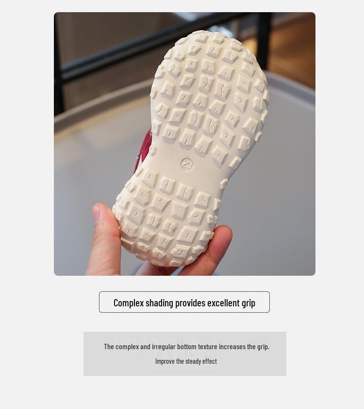 Winter Kids' Sports Shoes: Cozy Velvet-Lined Cartoon Sneakers for Boys & Girls