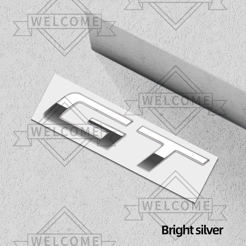 3D Car Stickers GT Emblem Auto Body Badge Trunk Decal For 5008 308 206 3008 2008 4008 RCZ GT Line 208 107 Decoration Accessories