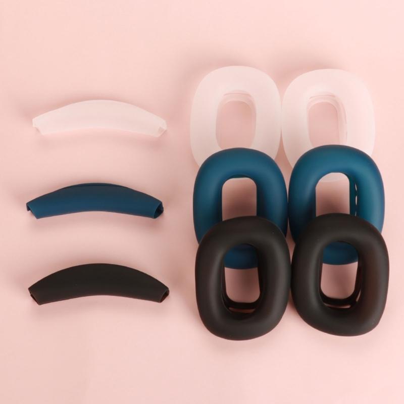 Silicone Ear Pads For Selected Headphones Sweat Resistant And Light Weight Comfort Ear Pads Foam Ear Cushions Pillow