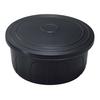 Tokare Ceram Ceramics Ohitsu-kun Black 3-cup Rice Container S-40B