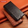 Genuine Leather Case for Samsung Galaxy A55 A56 A35 A36 A15 A16 A17 A25 A26 A54 A34 A24 A14 A73 A53 Flip Wallet Magnetic Cover.