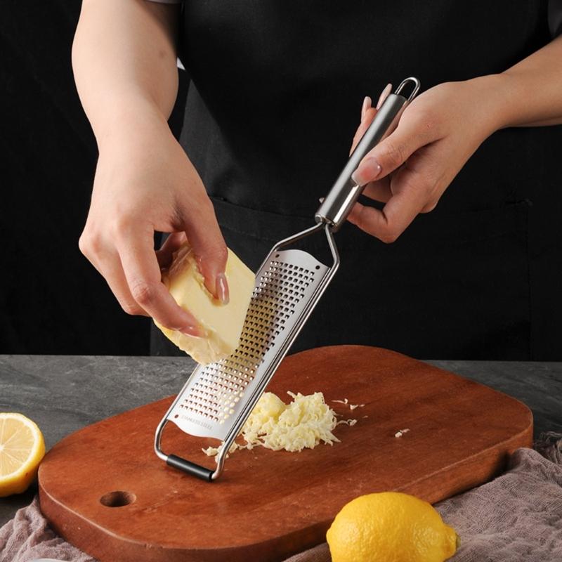 Gingers Garlic Shredders Chocolate Planer Tool Stainless Steel Tube Handle Cheese Grater Kitchen Food Grater Enduring