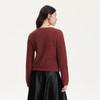 VEROMODA Women's Asymmetric Hollow-out Knit Sweater
