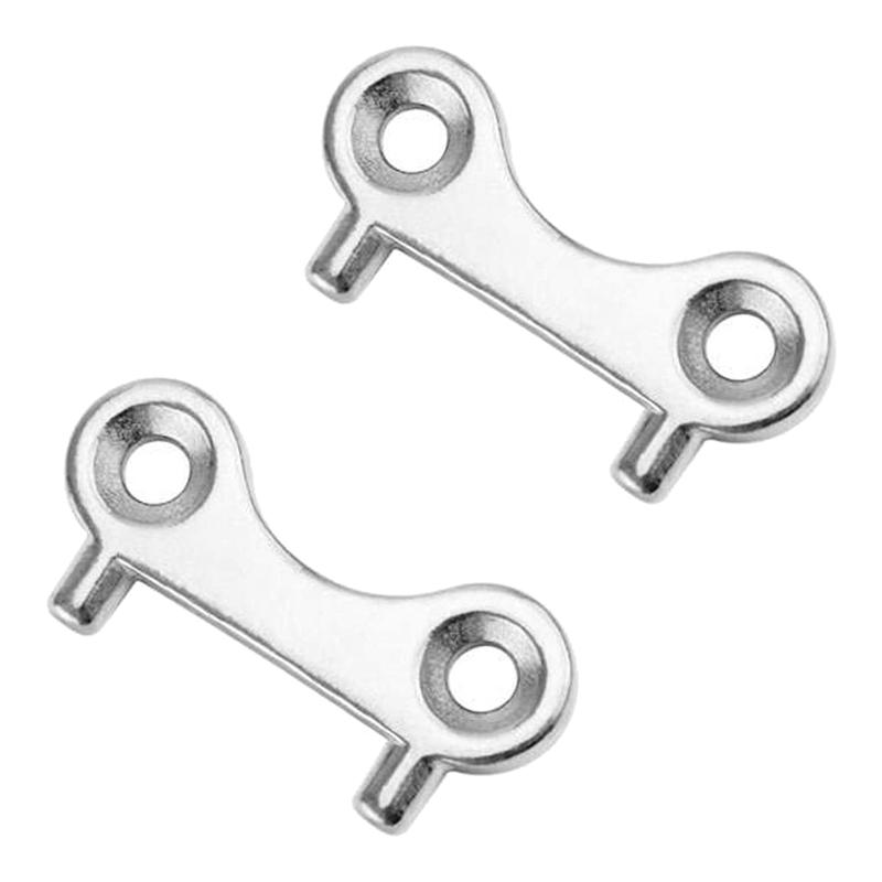 #10X Outdoors,2 PCS Marine Boat Gas Cap Key Stainless Steel,silver