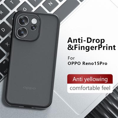 Translucent Matte Phone Case For Oppo Reno 15 Pro Anti-knock Matte PC Back Cover Oppo Reno 15 Pro Case For Oppo Reno 15 Pro Case