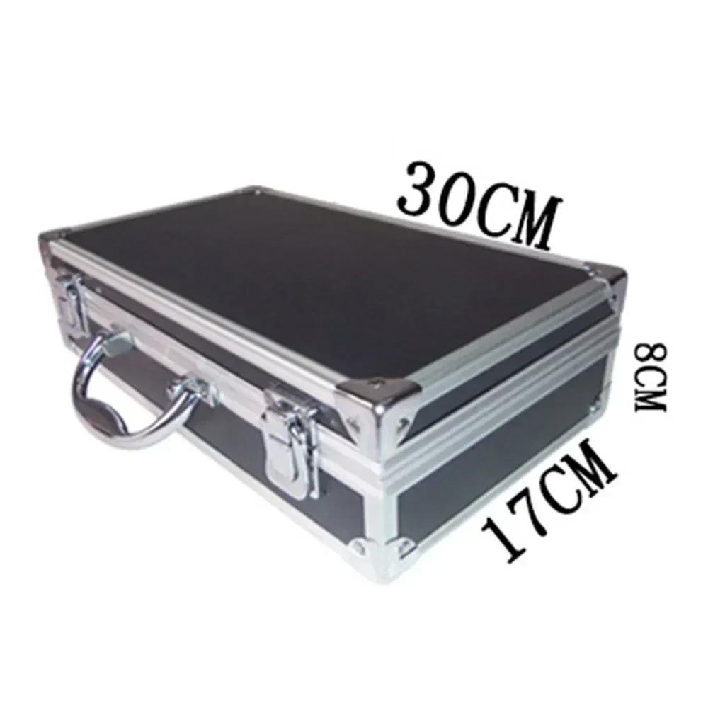 Aluminum Handheld Tool Box Impact Resistant Tool with Sponge Lining Case Portable Instrument Box Storage Case