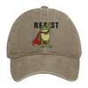 Cap Mens Womens Print Distressed Adjustable Sun Hat Cotton Funny Hats
