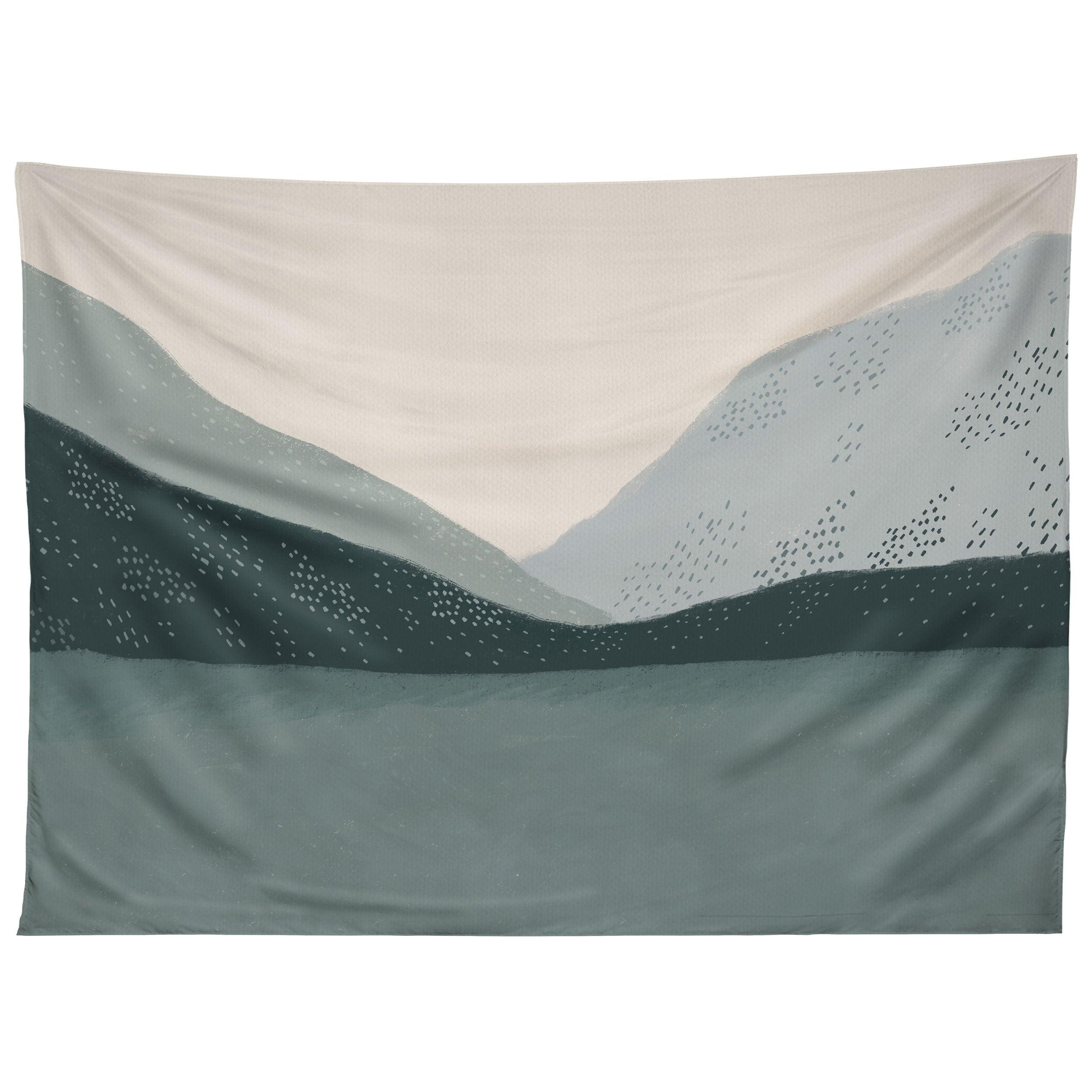MINIMAL PATTERNED MOUNTAINS 01 tapestry 75x100