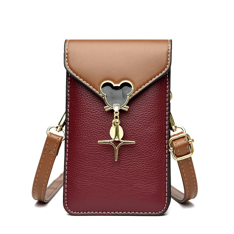 Ladies' Single-shoulder Crossbody Bag A Fashionable and High-quality Vertical Small Bag