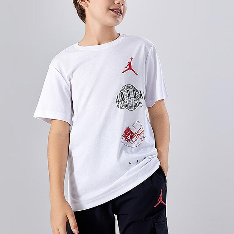 Jordan T Shirt White Children Aged 3 7 Years Old HM4761-100