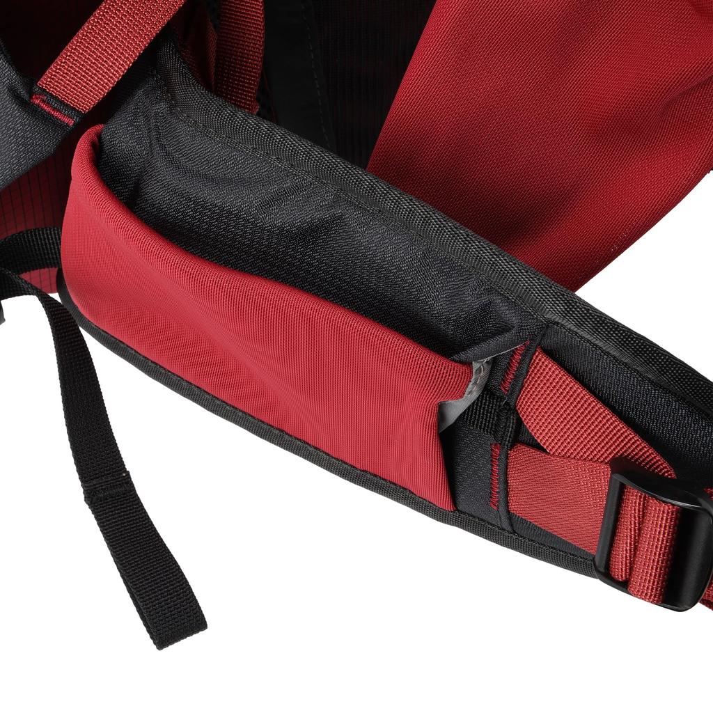 macpac Harper 50 Backpack (MM62358 Garnet W2) - Unisex Backpack for Hiking, Trail Running, and Mountaineering.
