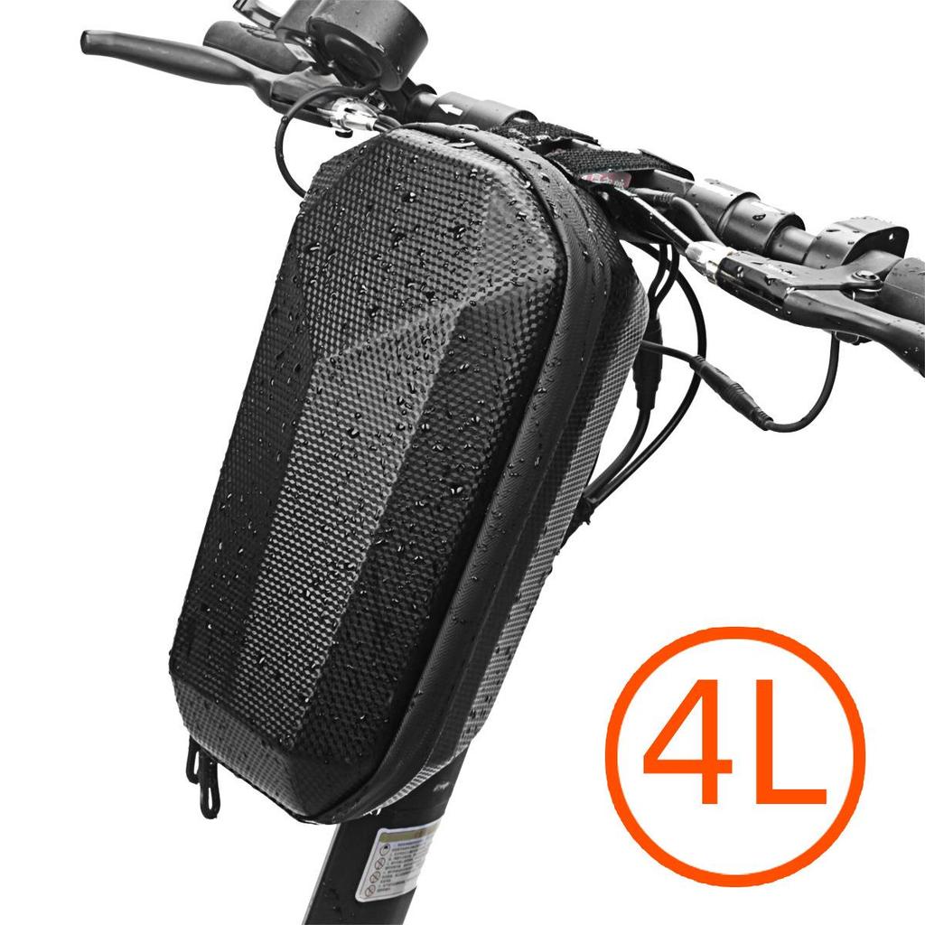 Hard Shell EVA Electric Scooter Handlebar Bag for Folding Bikes and Balance Bikes