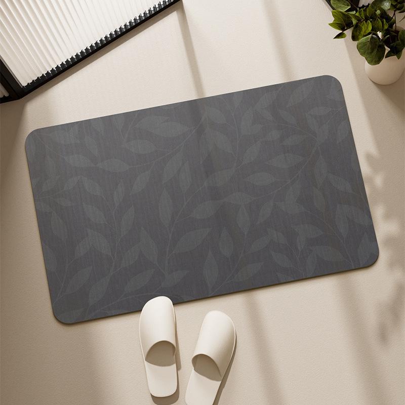

Luxury Bathroom Moisture-wicking Quick Drying Cushion Toilet Entrance Door Dirt Resistant Wear Easy Care Carpet Toilet Floor Mat 30 * 40cm