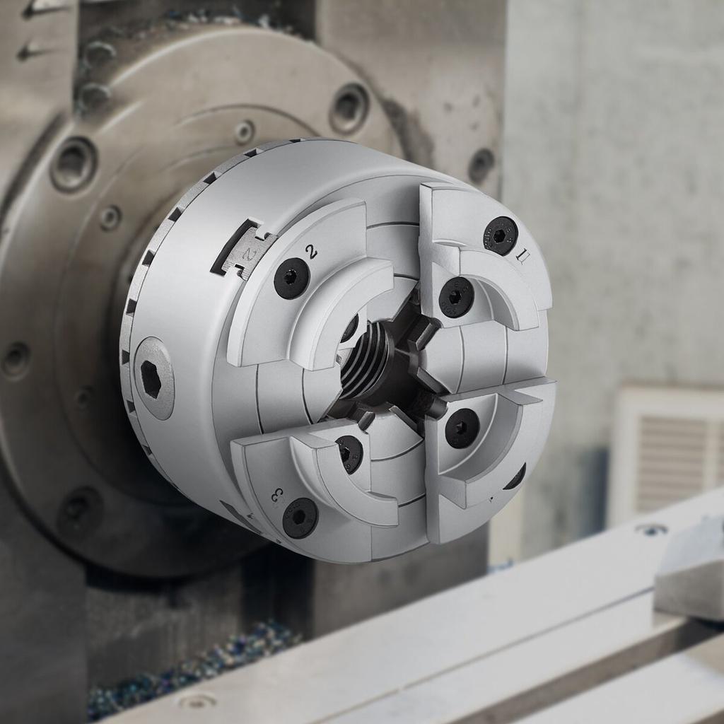 KP2-3/4 Lathe Chuck, 4-Jaw 2.75" Diameter, Metal Lathe Chuck Turning Machine Accessories, Self-centering Tool, for Lathe, Precision Machining,