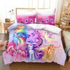 My Little Pony Povlak na peřinu Sada povlečení Přikrývky Královská velikost Bavlna 3D Dětská sada povlečení 3dílná 1 povlak na přikrývku