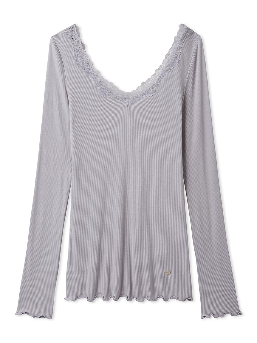 

Gelato Pique Lacy Moist Rib Pullover PWCT245295 BLU Women s синий