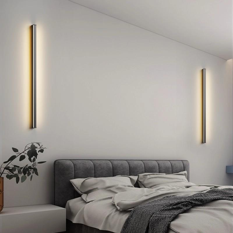 Minimalist Modern Strip Wall Light for Bedroom, Living Room, or Sofa Area