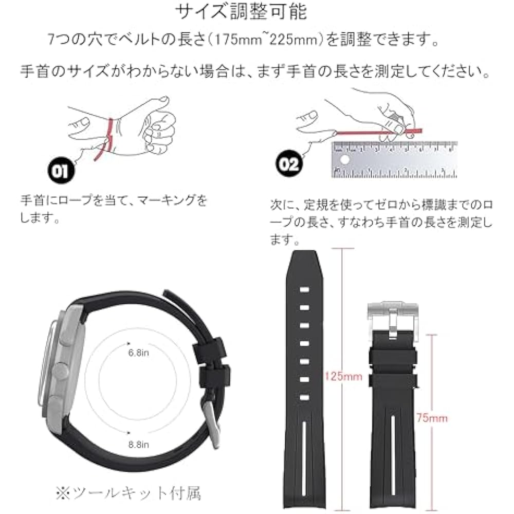 20mm Watch Band for Omega X Swatch MoonSwatch Watch Strap Omega and Swatch Band Rubber Watch Band...