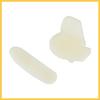 6 Set Tire Changer Insert Tire Demount Head Tire Machine Guard Wheel Side Protector for Mount Demount Duck Head Tyre Repair White 1.69"x0.47"x0.24"