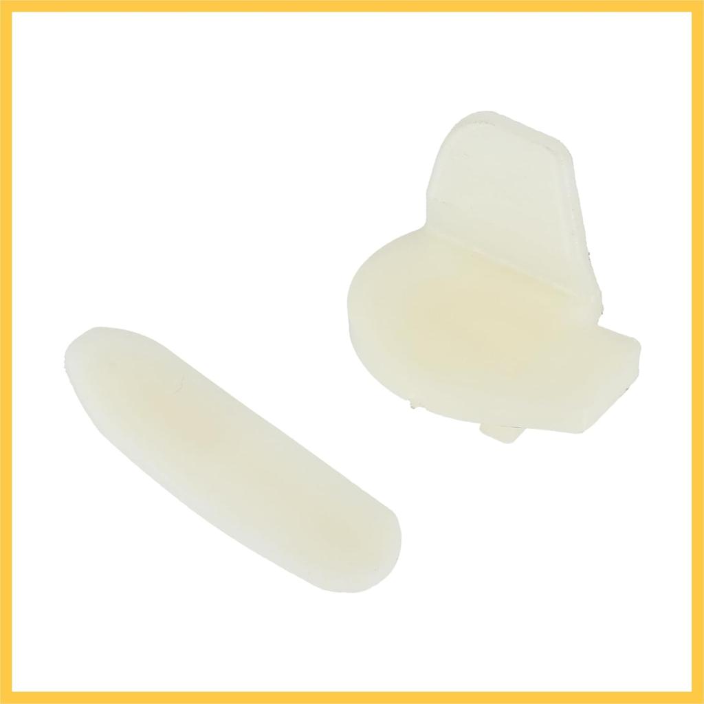 6 Set Tire Changer Insert Tire Demount Head Tire Machine Guard Wheel Side Protector for Mount Demount Duck Head Tyre Repair White 1.69"x0.47"x0.24"