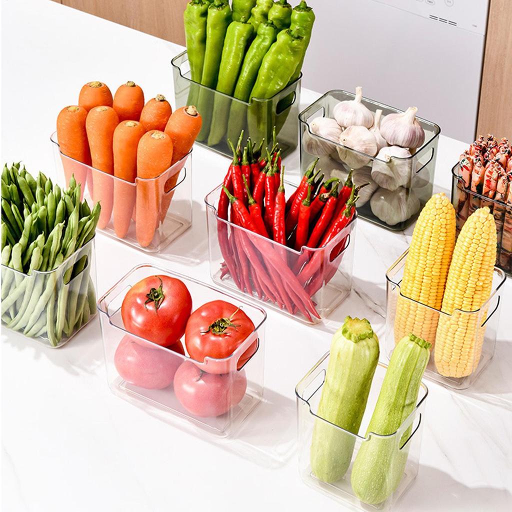 Refrigerator Side Door Storage Box Food Vegetable Fruit Eggs Fresh Organizer Household Kitchen Fridge Containers Storage Boxes