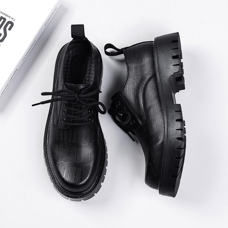 British Men's Shoes Men's Best Man Groom Business Dress Soft Sole Spring Casual Leather Shoes Men's Wedding Shoes 98138-W