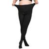Black velvet leggings for plus-size women: no slipping or snagging. Perfect for spring and autumn.